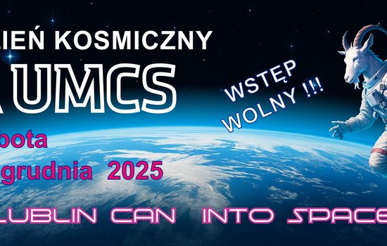 Zapraszamy na Dzień Kosmiczny na UMCS