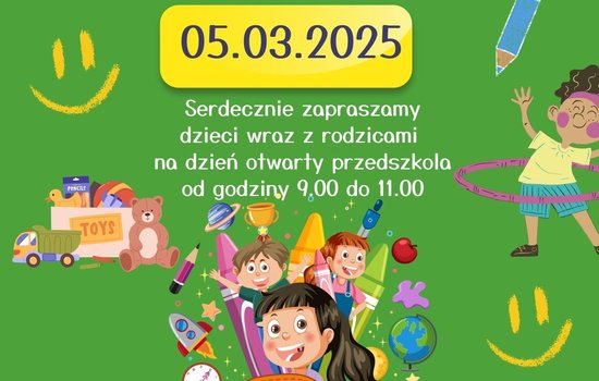 DZIEŃ OTWARTY W PRZEDSZKOLU PRZY ZESPOLE PLACÓWEK OŚWIATOWYCH W CIECIERZYNIE