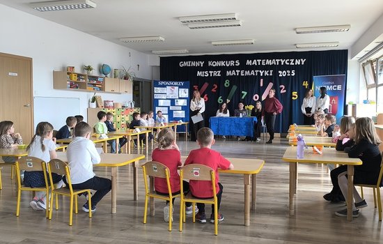 UDZIAŁ PRZEDSZKOLAKÓW W GMINNYM KONKURSIE MATEMATYCZNYM ,,MISTRZ MATEMATYKI