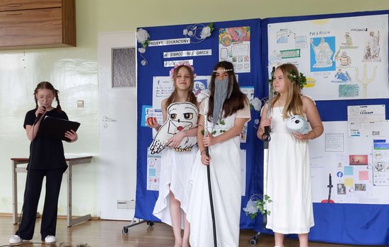 Podsumowanie projektu edukacyjnego W starożytnej Grecji i na Olimpie