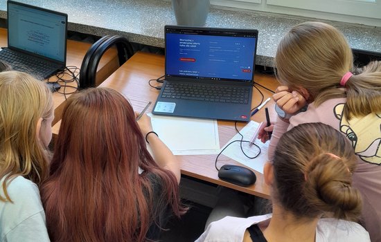 Klasa 5b w projekcie Świat Pieniądza