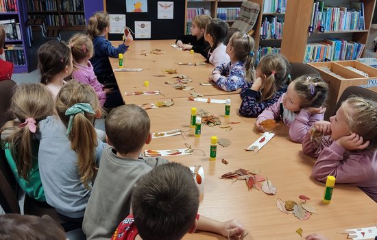 „Jesienna zakładka do książki”